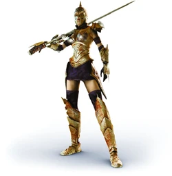 The render art of the female New Order seeker from Divinity II: Developer's Cut