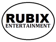 Rubix Entertainment's first print logo (used from 1983 until 2009)