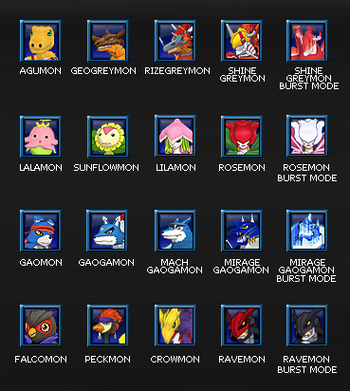 Digimon Masters Online starting up GUIDES: List of Digimon