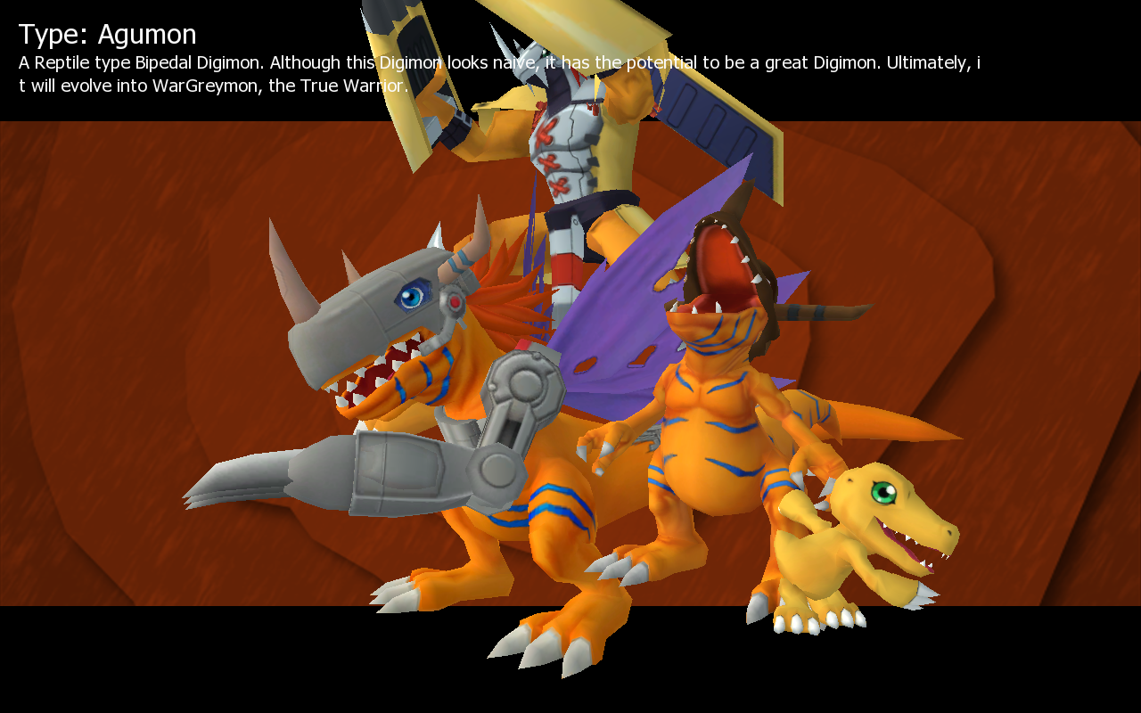 Digimon Masters Online: Agumon - All Digivolutions & Skills 