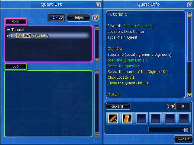 Tutorial Quest Omegamon - Digimon Masters Online 