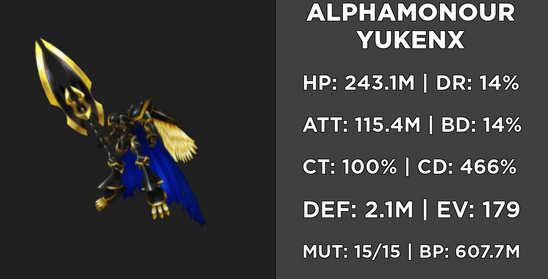 Alphamon Ouryuken X, Digimon Masters Online ROBLOX Wiki