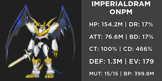 Imperialdramon Paladin Mode, Digimon Masters Roblox Wiki