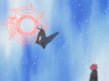 Episode 26 Daisuke sees Satoshi drawing a magic circle