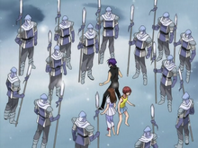 Episode 22 Soldiers surround Dark Risa and Riku