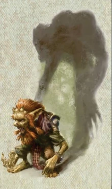 A spriggan warped by Netherese slavers