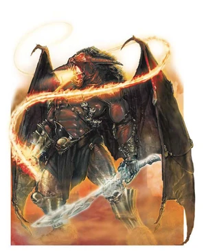 Balor, an example of a powerful demon, from the Monster Manual.