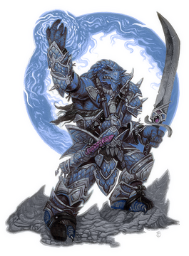 blue dragonborn dandd