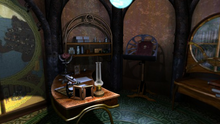 Atrus' former study (Myst III).