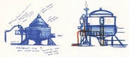 Early sketches for the Boiler.
