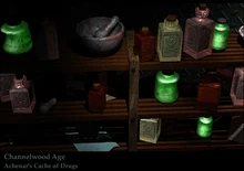 Channelwood drugs.jpg (69 KB) Closeup of Achenar's cache of drugs (view not seen in the game)