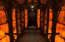 Riven ElevatorHall.png (345 KB) Underground hallway to elevator.