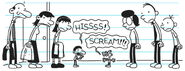 The Stringer Family at Heffley's house for dinner as Wesley terrorizes Manny.