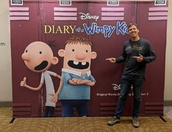 Jeff Kinney, Greg Heffley - A Diary of a Wimpy Kid, in AVB Trainer's Jeff  Kinney Comic Art Gallery Room
