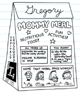 The Mommy Meal as shown In the book.