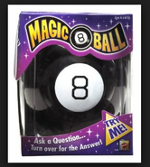 A real life look of Magic 8 Ball.