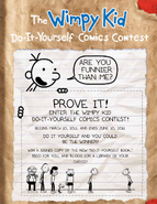 A create your own comic contest was held for the release of the book.