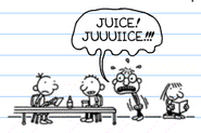 Fregley speaking his language in kindergarten.