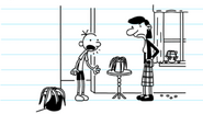 Ms. Grove is angry about Greg for not checking on the house and her plants.