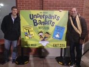 Jeff Kinney and Dav Pilkey in Toronto. (2014)