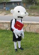 Someone in a Greg Heffley costume