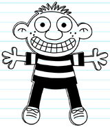 Flat Stanley in Diary of a Wimpy Kid