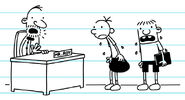 Greg and Rowley talk to Vice Principal Roy about Nasty Pants