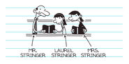 The Stringer Family in the church except Wesley Stringer, where he was at the basement with the other kids during church.