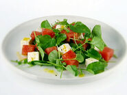 Real watercress salad.