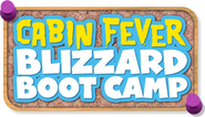 Logo for a Cabin Fever themed game that was on the Wimpy Kid Club website
