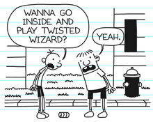 Greg and Rowley quit playing kick the can