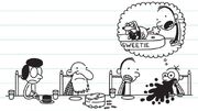 Greg throws up chocolate milk while thinkg about Sweetie farts to Frank.jpg