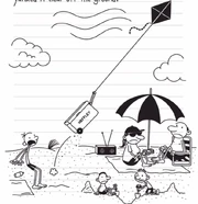 The cooler goes away with the kite.