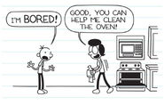 Greg is bored