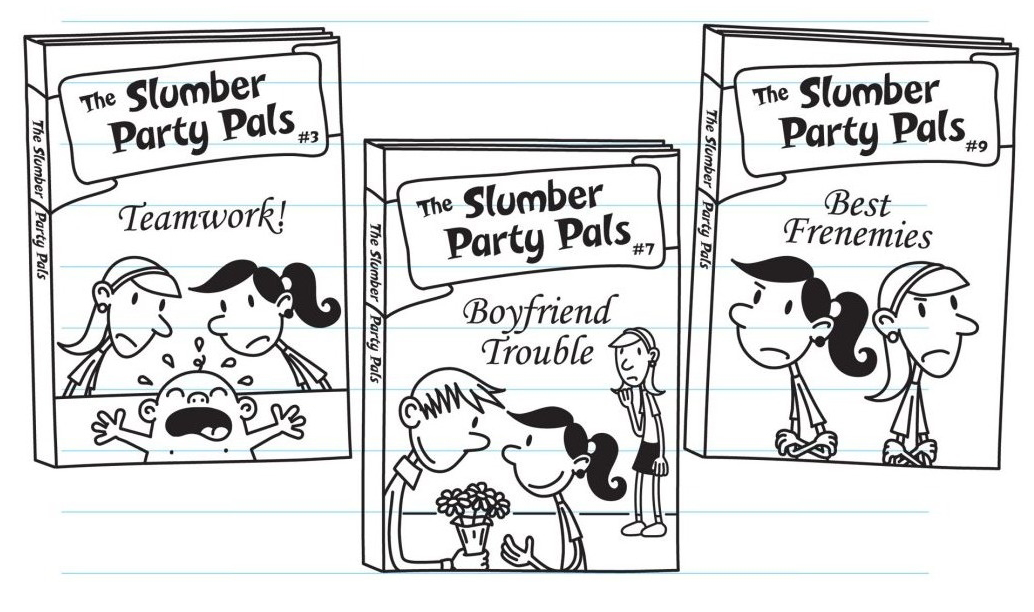 The Slumber Party Pals is a fictional book series that appears in Hard Luck...