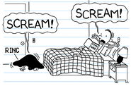 Greg and Frank screaming in Frank and Susan's room