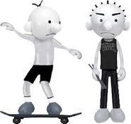 Greg and Rodrick action figures.