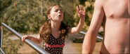 Taylor Pringle further pressuring Greg to jump off the diving board due to him brushing her off earlier and thinking she would not understand what's going on because she's “just a little kid”