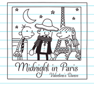 Greg, Rowley, and Abigail in their Midnight in Paris photo.