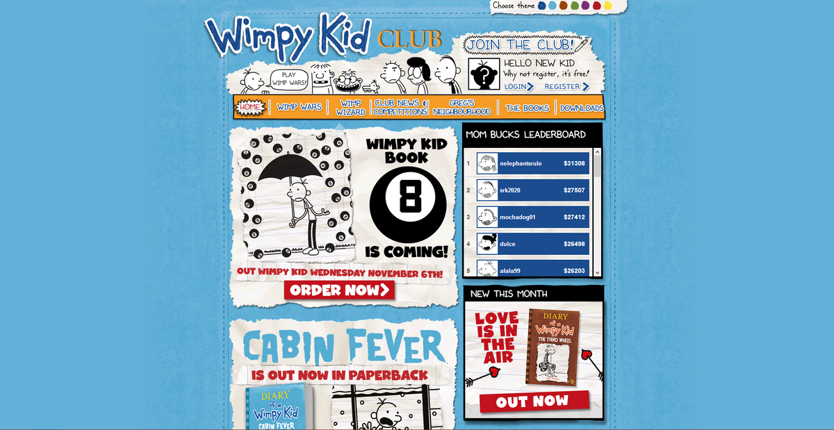 Wimpy Kid Club  Zoo-wee Mama! Play Wimp Wars, wimp yourself, visit Greg's  neighbourhood and get all the Diary of a Wimpy Kid news at the official Wimpy  Kid Club.