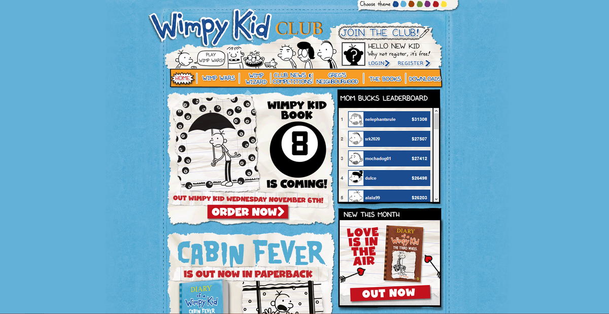 Kids Downloads  Wimpy Kid Club