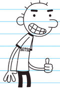 Rodrick Heffley wearing the T-shirt