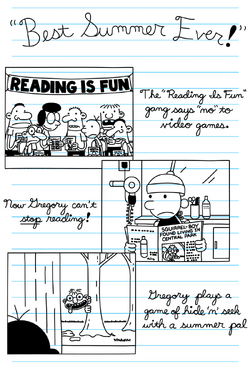 Reading Is Fun Club, Diary of a Wimpy Kid Wiki