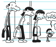 Mr. Stringer and his family came to Heffley's house for dinner.