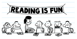 Reading's only fun if you're reading the Wimpy Kid.