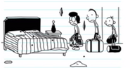 The room which Greg's family got.