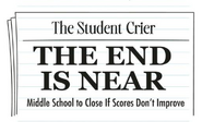 An issue of The Student Crier
