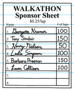 The Sponsor Sheet