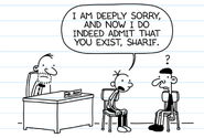 Greg apologizing to Sharif