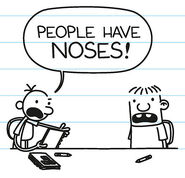 People have noses!